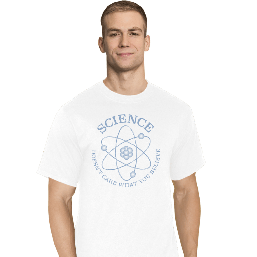 Shirts T-Shirts, Tall / Large / White Science Doesn't Care