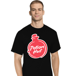 Daily_Deal_Shirts T-Shirts, Tall / Large / Black Potion Hut