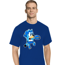 Load image into Gallery viewer, Secret_Shirts T-Shirts, Tall / Large / Royal Blue Bluey Bomber
