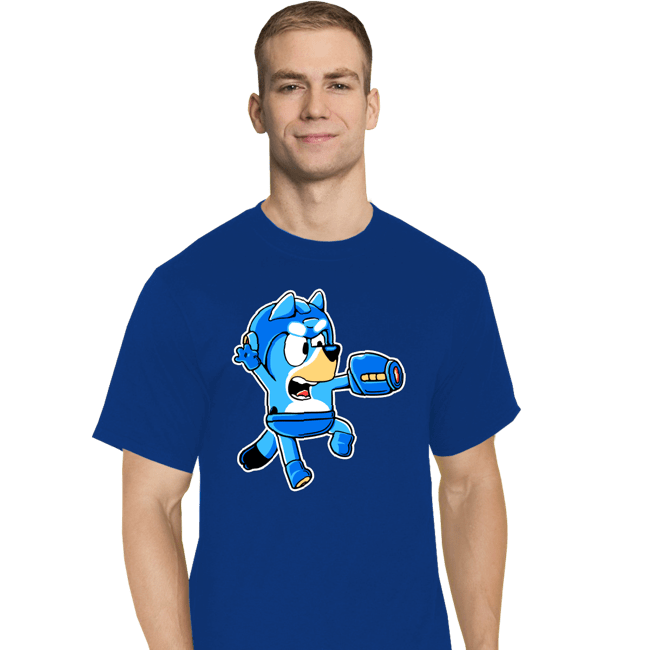 Secret_Shirts T-Shirts, Tall / Large / Royal Blue Bluey Bomber