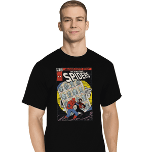Shirts T-Shirts, Tall / Large / Black Spiders Of Future Past