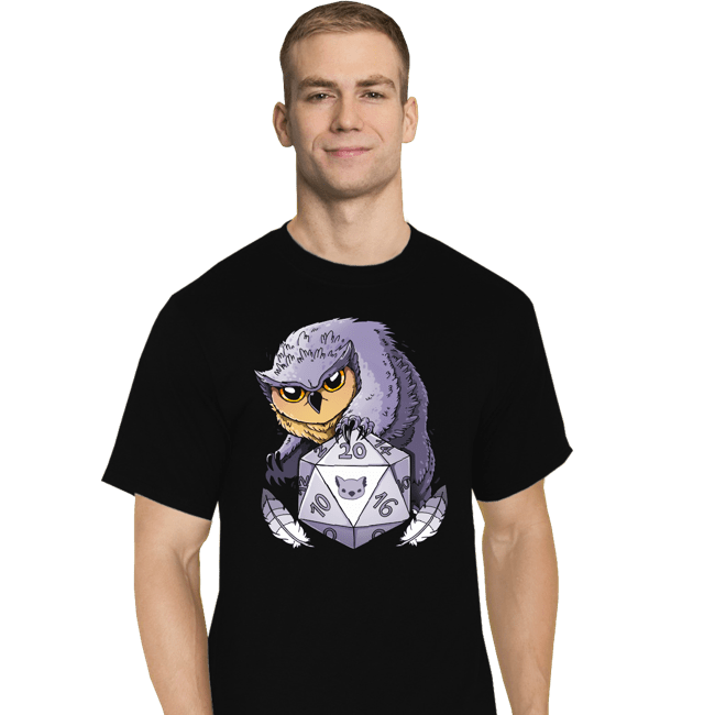 Daily_Deal_Shirts T-Shirts, Tall / Large / Black Owlbear Dice