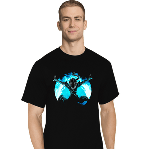 Daily_Deal_Shirts T-Shirts, Tall / Large / Black Water Bender Orb