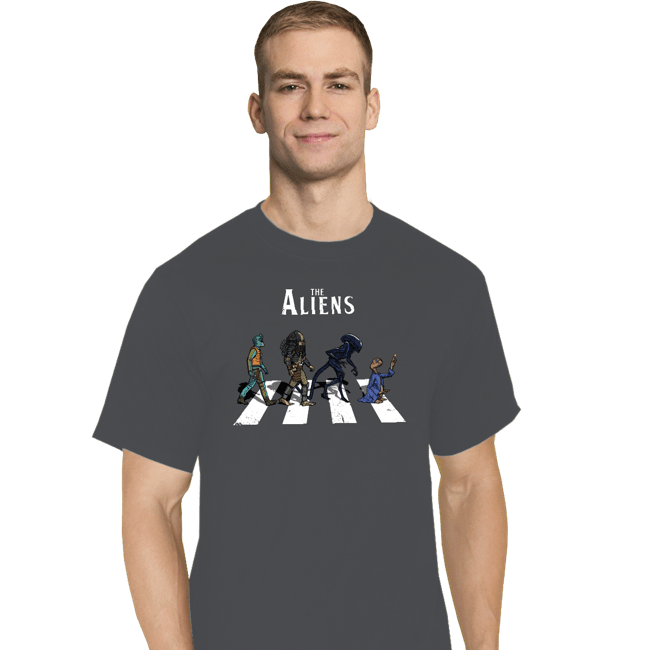 Daily_Deal_Shirts T-Shirts, Tall / Large / Charcoal The Aliens