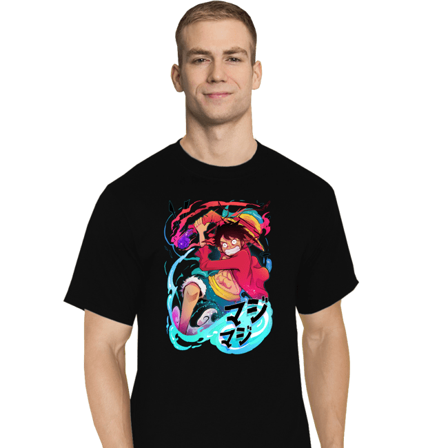 Shirts T-Shirts, Tall / Large / Black Luffy