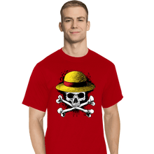 Load image into Gallery viewer, Secret_Shirts T-Shirts, Tall / Large / Red Skeleton Mugiwara
