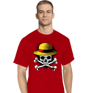 Secret_Shirts T-Shirts, Tall / Large / Red Skeleton Mugiwara