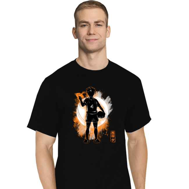Shirts T-Shirts, Tall / Large / Black Cosmic Yu Nishinoya