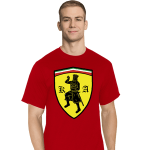 Daily_Deal_Shirts T-Shirts, Tall / Large / Red Scuderia Britanni
