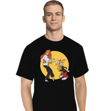 Load image into Gallery viewer, Secret_Shirts T-Shirts, Tall / Large / Black Rabbit Fiction!
