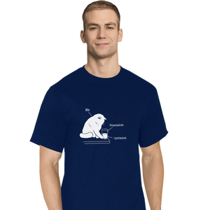 Shirts T-Shirts, Tall / Large / Navy Glass Graphic
