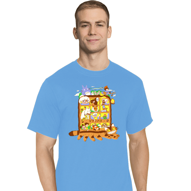 Daily_Deal_Shirts T-Shirts, Tall / Large / Royal Blue Anime Bus