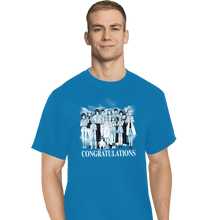 Load image into Gallery viewer, Shirts T-Shirts, Tall / Large / Royal Congratulations
