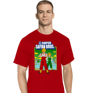 Shirts T-Shirts, Tall / Large / Red Super Saiyan Bros
