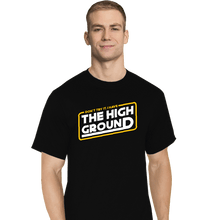 Load image into Gallery viewer, Shirts T-Shirts, Tall / Large / Black The High Ground
