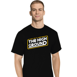 Shirts T-Shirts, Tall / Large / Black The High Ground
