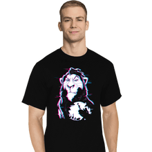Load image into Gallery viewer, Daily_Deal_Shirts T-Shirts, Tall / Large / Black Glitched Scar
