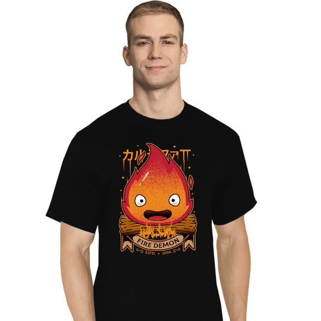 Shirts T-Shirts, Tall / Large / Black The Fire Demon