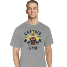 Load image into Gallery viewer, Shirts T-Shirts, Tall / Large / Sports Grey Captain Gym

