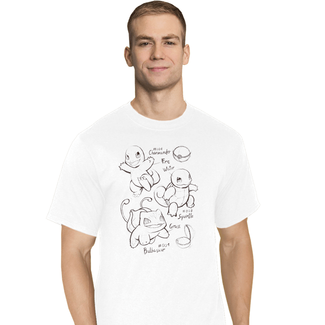 Shirts T-Shirts, Tall / Large / White Childhood Sketch
