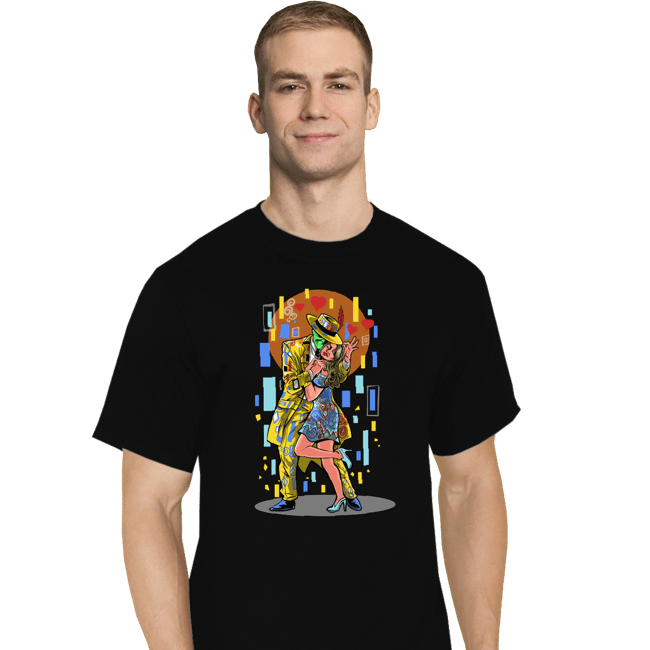 Daily_Deal_Shirts T-Shirts, Tall / Large / Black The Mask Kiss