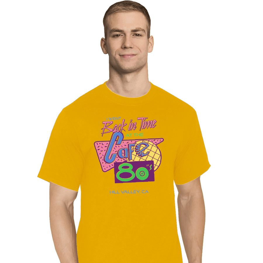 Shirts T-Shirts, Tall / Large / White Cafe 80s