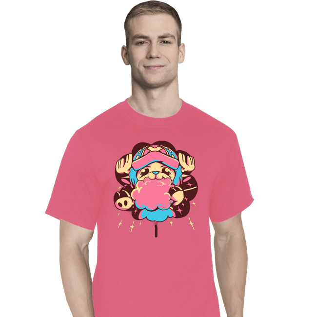 Shirts T-Shirts, Tall / Large / Red Cotton Candy Lover