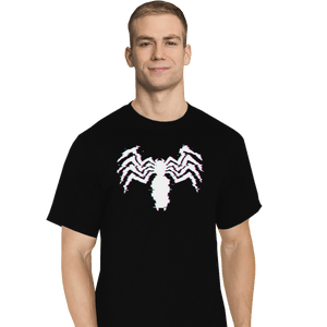 Shirts T-Shirts, Tall / Large / Black Glitch Symbiote
