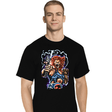 Load image into Gallery viewer, Secret_Shirts T-Shirts, Tall / Large / Black Lion-O
