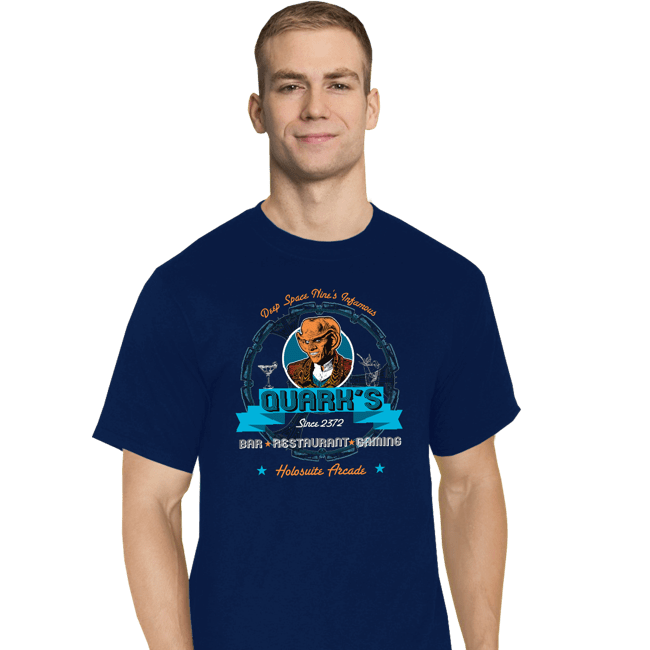 Secret_Shirts T-Shirts, Tall / Large / Navy Quark's Bar