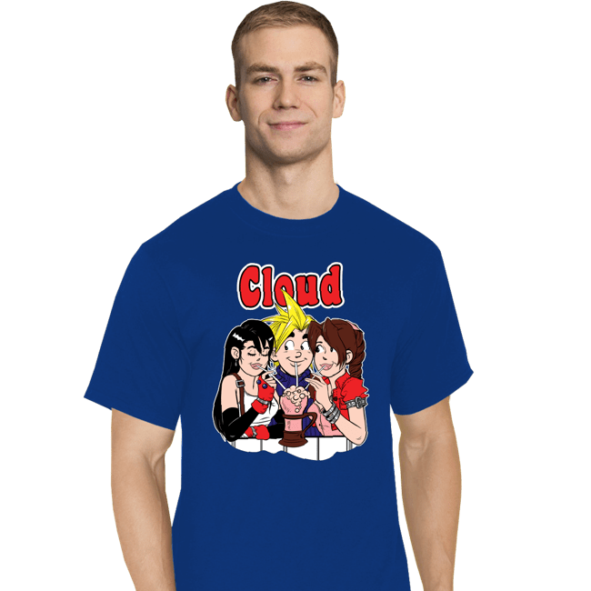 Shirts T-Shirts, Tall / Large / Royal Blue Cloud Comics