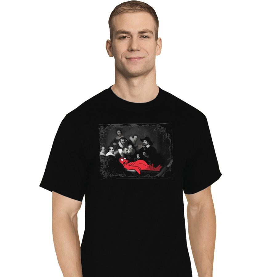 Shirts T-Shirts, Tall / Large / Black Anatomy Lesson