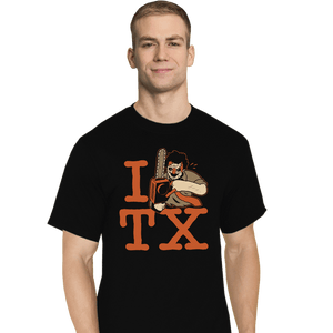Secret_Shirts T-Shirts, Tall / Large / Black I Love TX