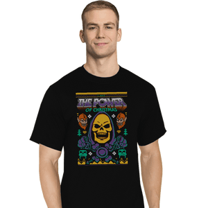 Shirts T-Shirts, Tall / Large / Black The Skele-Power Of Christmas