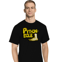 Load image into Gallery viewer, Shirts T-Shirts, Tall / Large / Black Pythonesque
