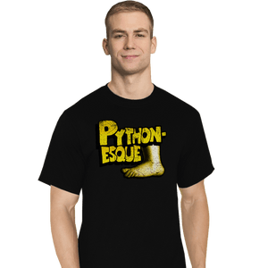 Shirts T-Shirts, Tall / Large / Black Pythonesque