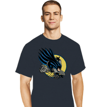 Load image into Gallery viewer, Daily_Deal_Shirts T-Shirts, Tall / Large / Dark Heather Bat 300
