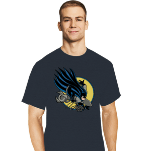 Daily_Deal_Shirts T-Shirts, Tall / Large / Dark Heather Bat 300