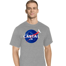 Load image into Gallery viewer, Shirts T-Shirts, Tall / Large / Sports Grey Fly Casual

