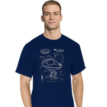 Load image into Gallery viewer, Daily_Deal_Shirts T-Shirts, Tall / Large / Navy LO-LA59 Schematics
