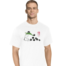 Load image into Gallery viewer, Shirts T-Shirts, Tall / Large / White Ink Forest

