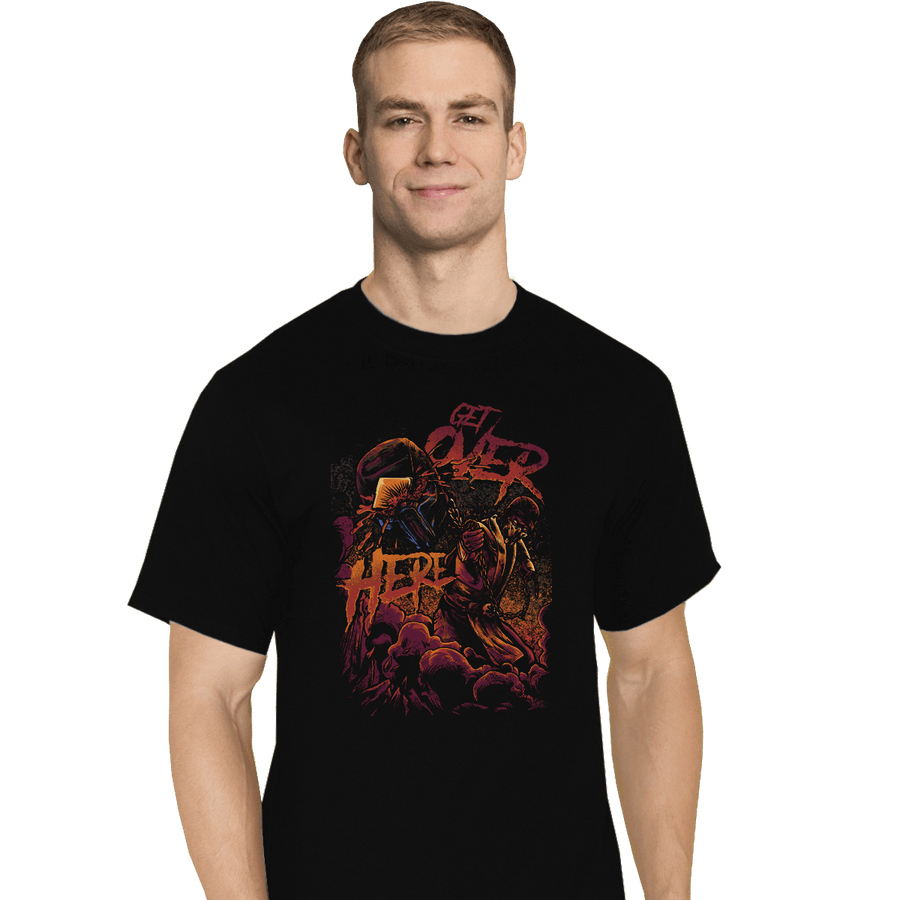 Shirts T-Shirts, Tall / Large / Black Get Over Here