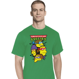 Shirts T-Shirts, Tall / Large / Athletic grey Ninja Bullies