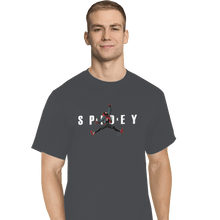 Load image into Gallery viewer, Shirts T-Shirts, Tall / Large / Charcoal Air Spidey
