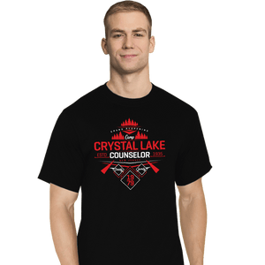 Shirts T-Shirts, Tall / Large / Black Crystal Lake Staff