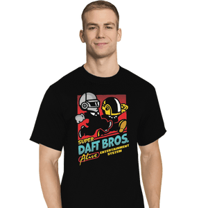 Secret_Shirts T-Shirts, Tall / Large / Black Super Daft Bros