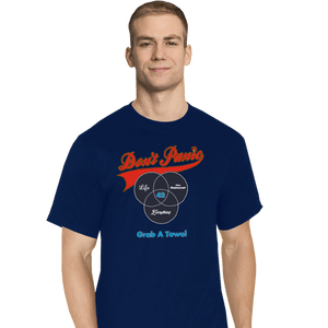 Shirts T-Shirts, Tall / Large / Navy Grab A Towel