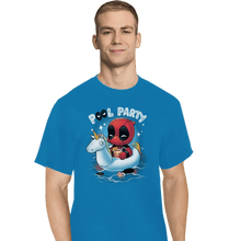 Load image into Gallery viewer, Shirts T-Shirts, Tall / Large / Royal Blue Pool Party
