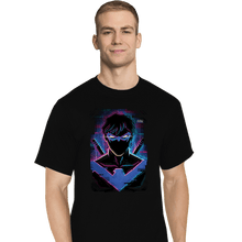 Load image into Gallery viewer, Daily_Deal_Shirts T-Shirts, Tall / Large / Black Glitch Nightwing
