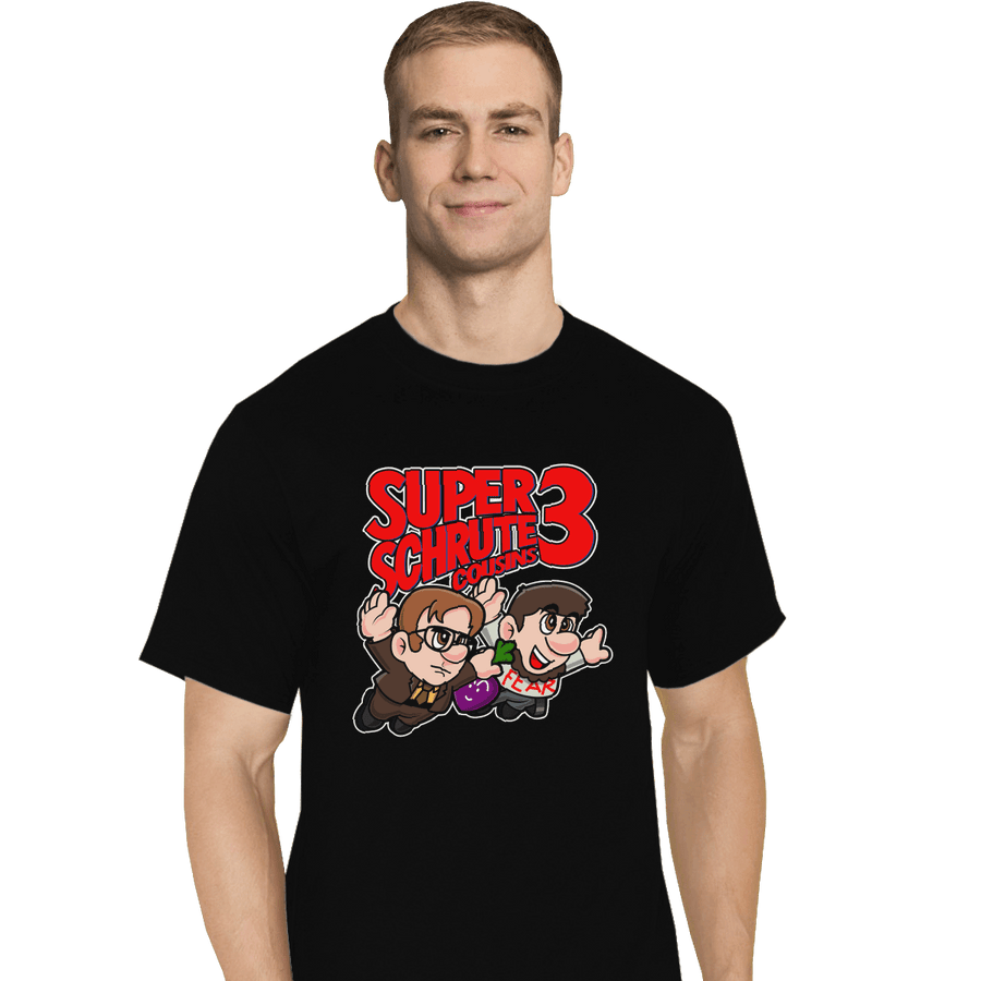 Shirts T-Shirts, Tall / Large / Black Super Schrute Cousins